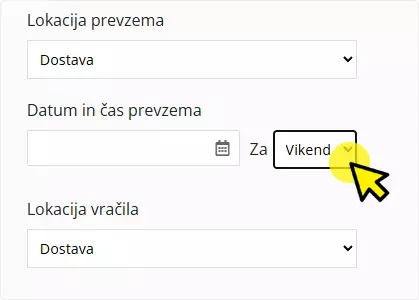 cisto doma vikend akcija najem navodila 2